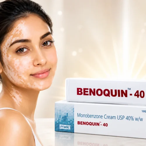 Benoquin Monobenzone Cream USP 40% w/w 100g in Dubai