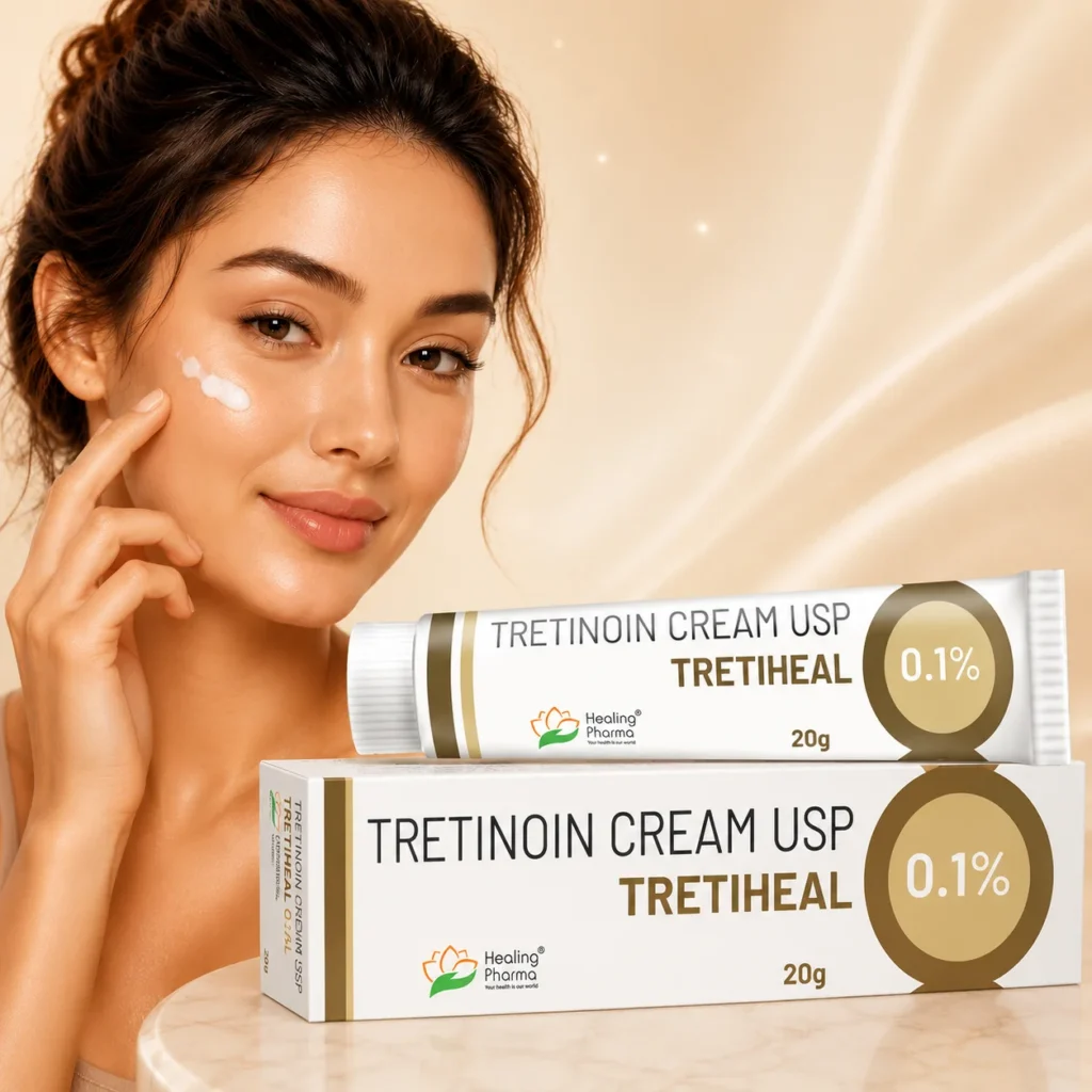 Tretinoin Tretiheal 0.1% Cream 20Gm In Dubai