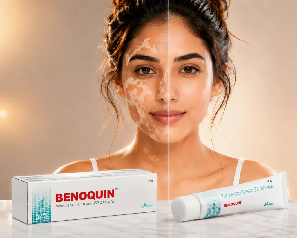Benoquin Monobenzone Cream USP 20% w/w 30g in Dubai