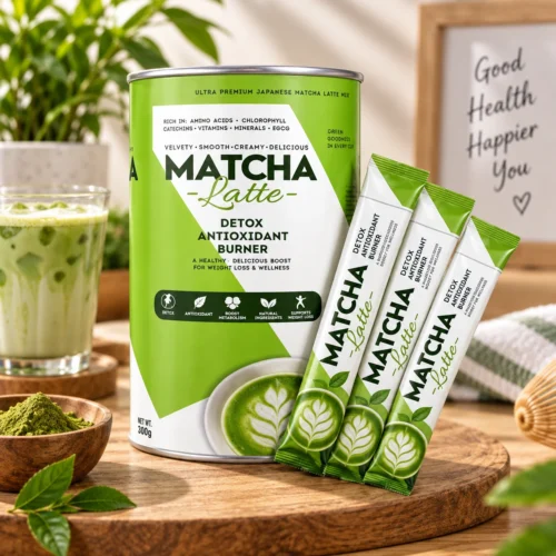 Premium Japanese Matcha Latte Detox Antioxidant Burner in Dubai