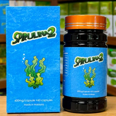 Spirulina 2 Daily Wellness Supplement 600mg in Dubai